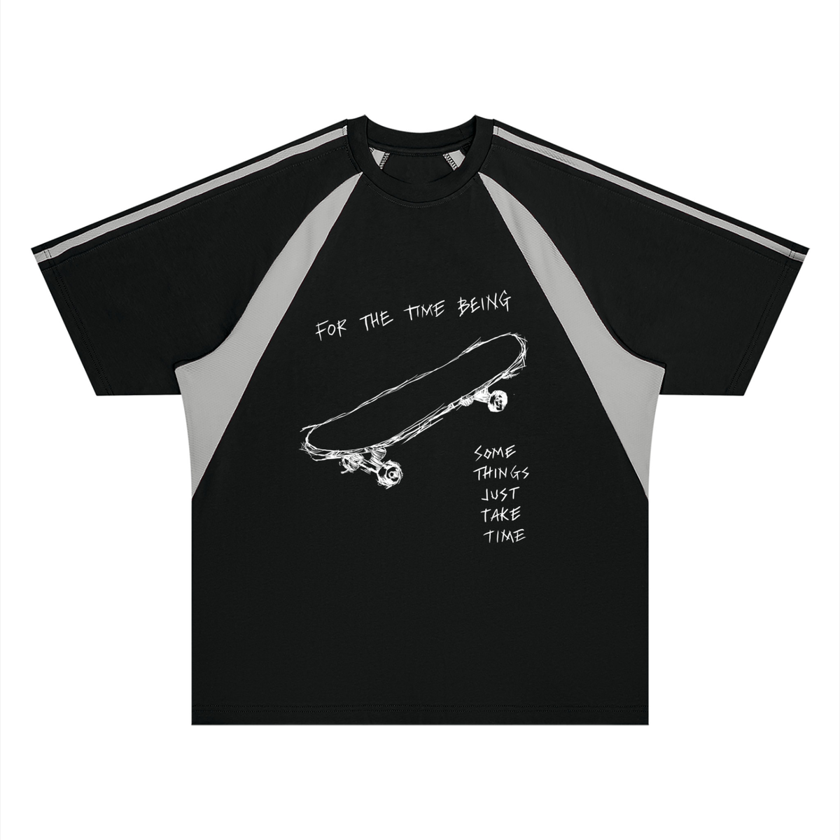 Skater Unisex Colour Block Tee
