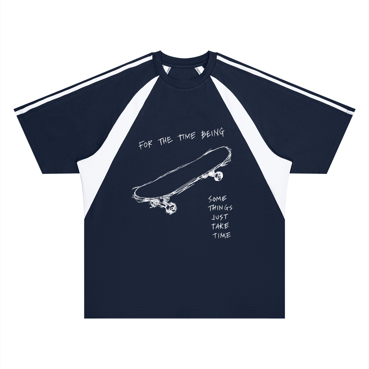 Skater Unisex Colour Block Tee