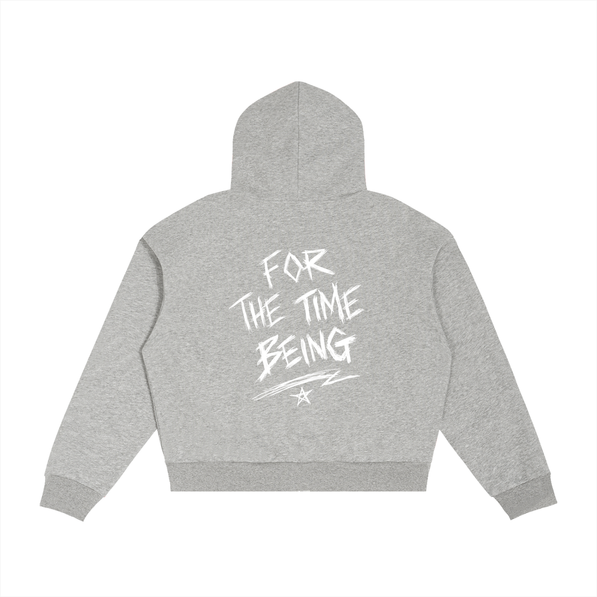 Logo Plaid Zip Hoodie