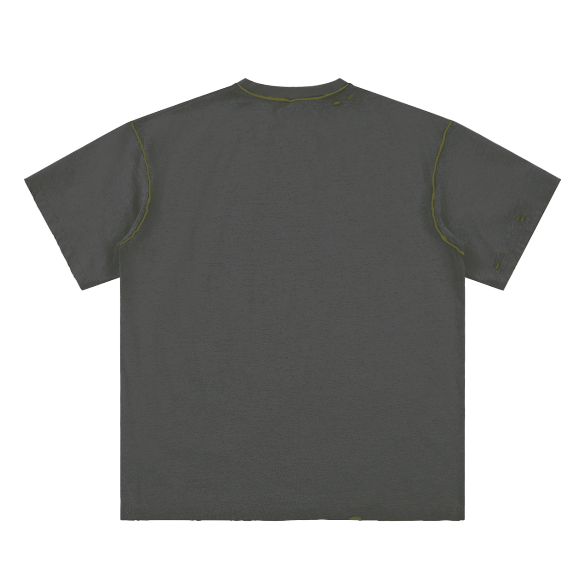 "UNSURE" Hand-frayed Reversible Tee