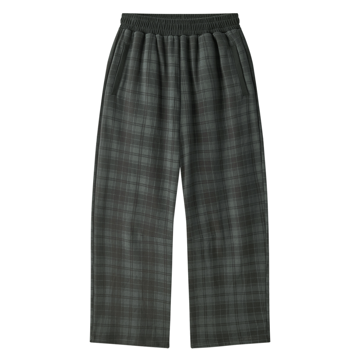 Logo Plaid Pants