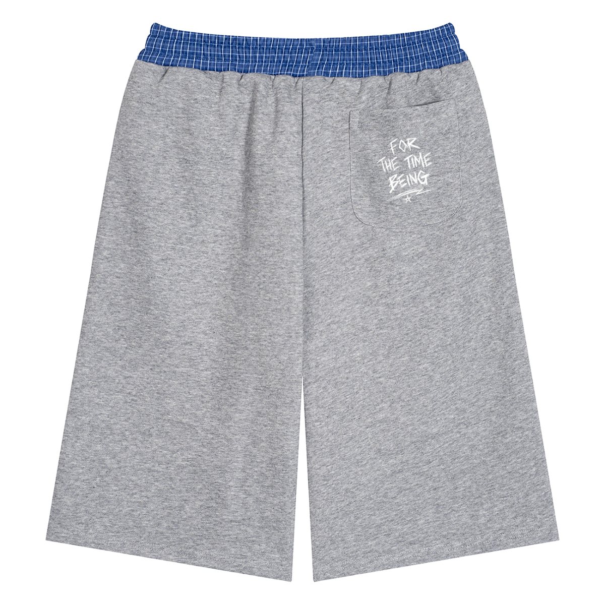 Logo Plaid Waistband Shorts