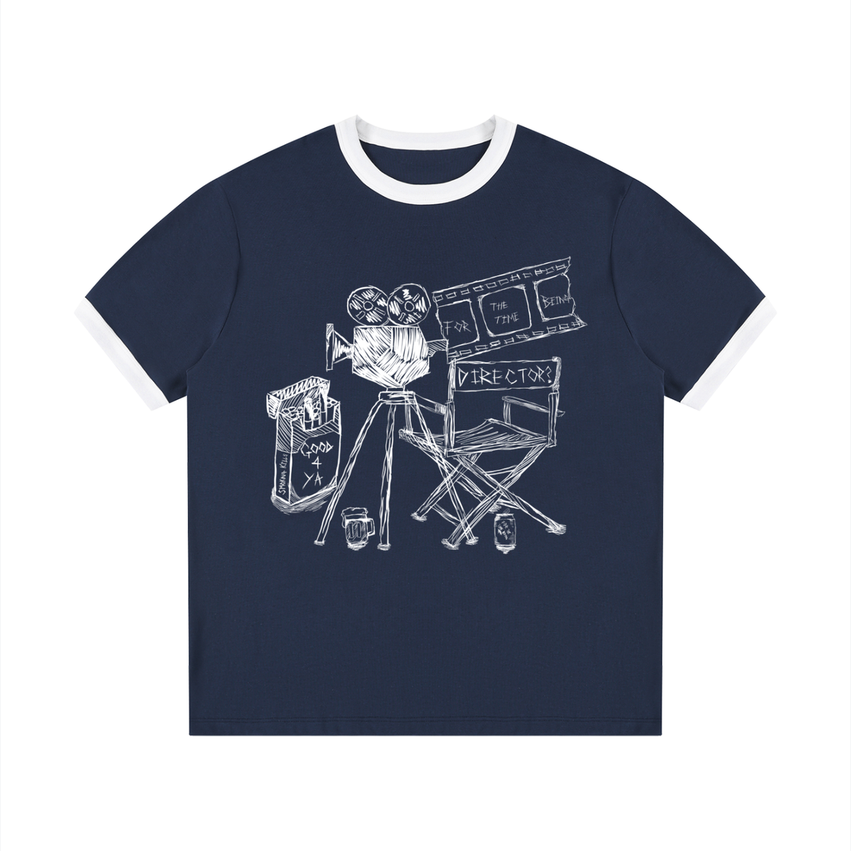 "POP CULTURE" Ringer Tee