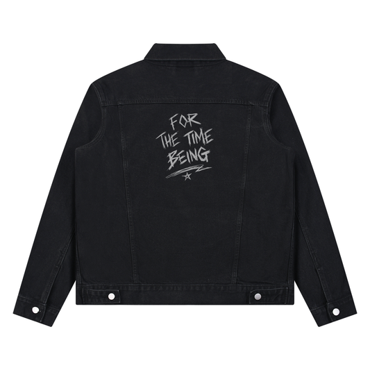 Unisex Vintage Wash Denim Jacket